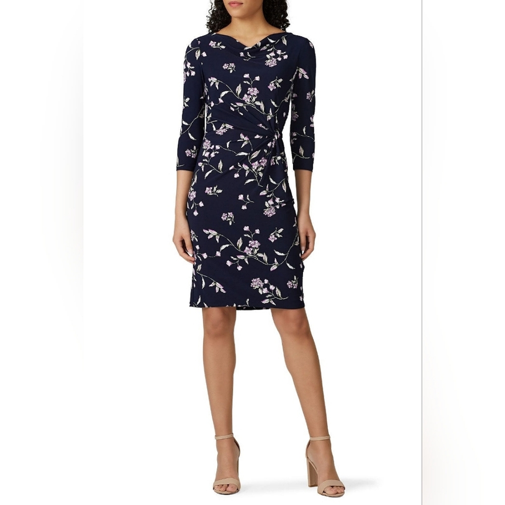 Lauren Ralph Lauren Trava Floral Dress NWT Size 12